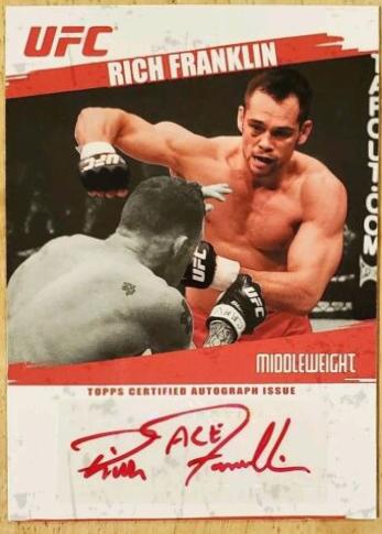 Rich Franklin [Red Ink] #FA-RF