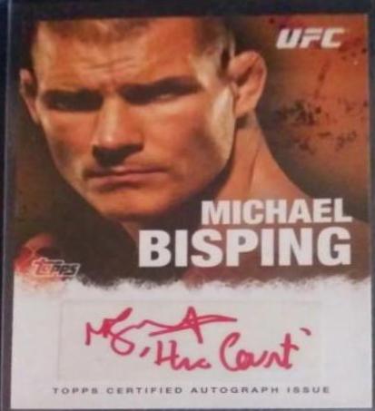 Michael Bisping [Red] #FA-MB