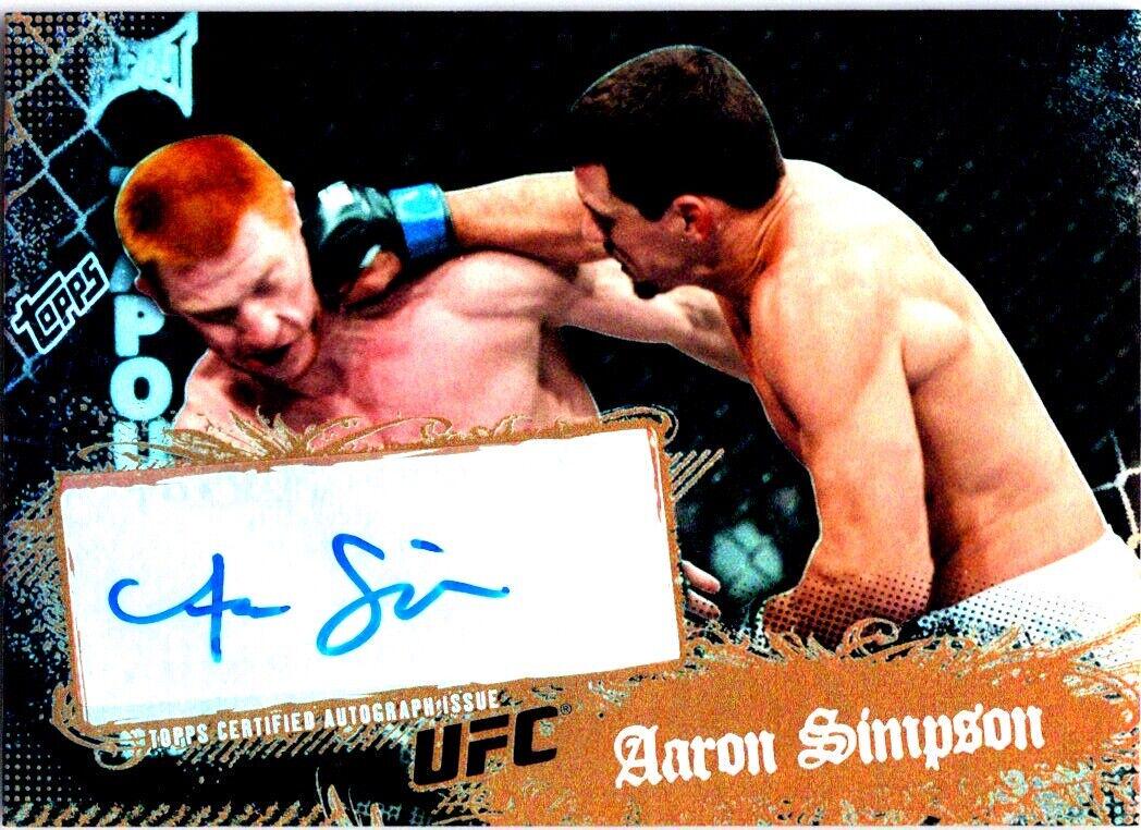 Aaron Simpson [Autograph Bronze] #49