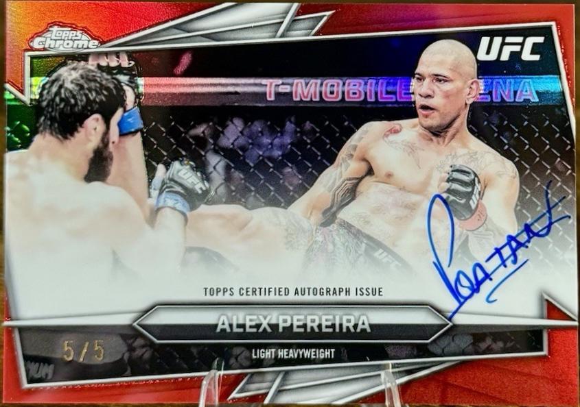 Alex Pereira [Red Refractor] #BAV-AP