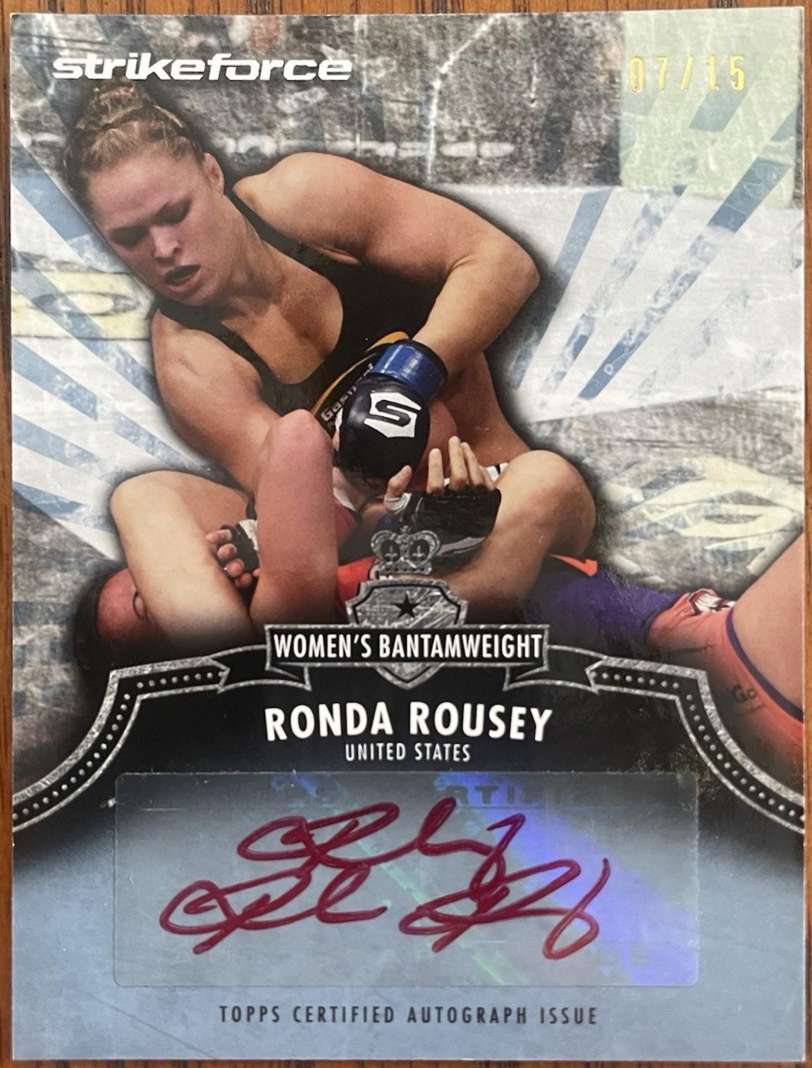 Ronda Rousey [Red] #A-RR