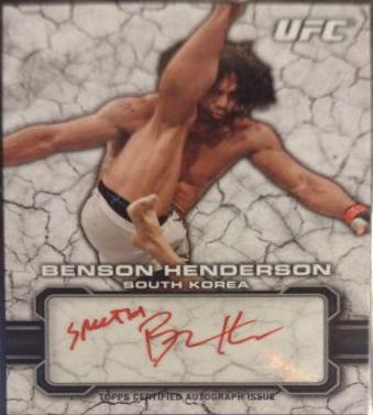 Benson Henderson [Red Ink] #FA-BH