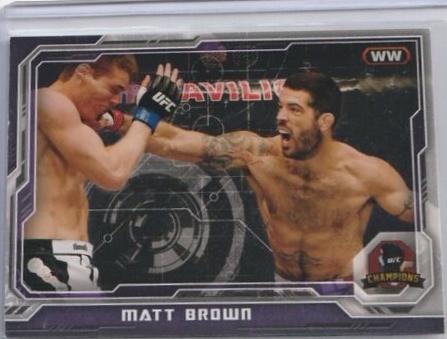 Matt Brown [Purple] #109