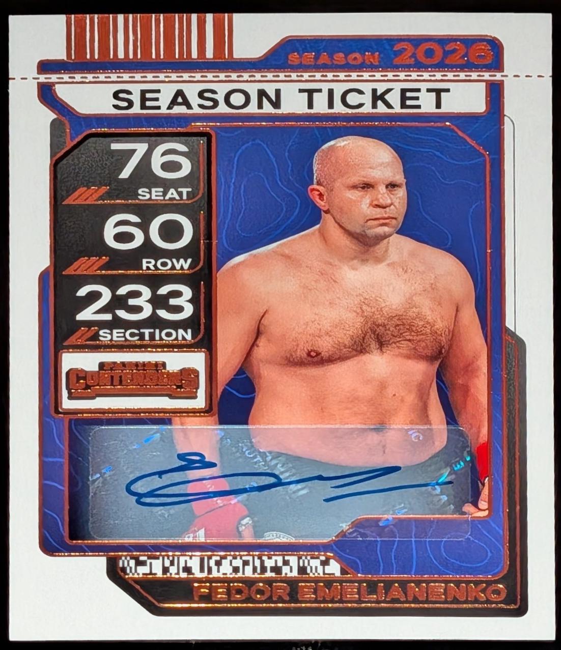 Fedor Emelianenko [Signature] #42