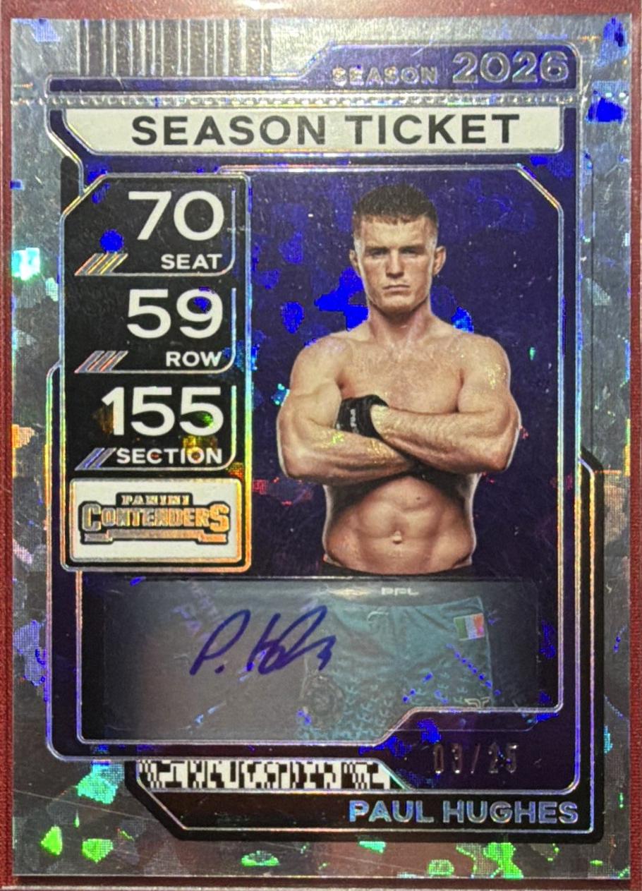 Paul Hughes [Cracked Ice Ticket Signature] #27