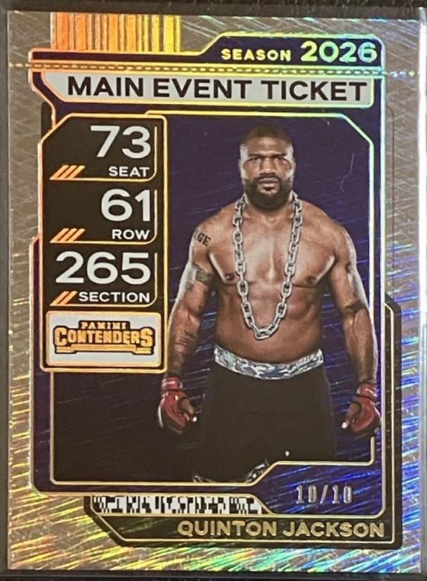 Quinton Jackson [Main Event Ticket] #13