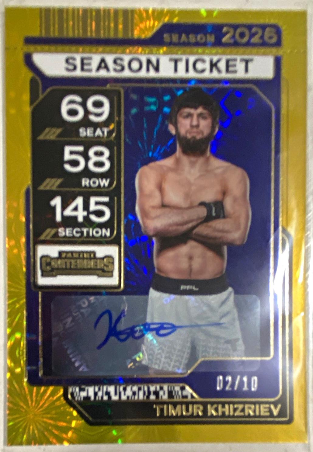 Timur Khizriev [Gold Fireworks Signature] #89