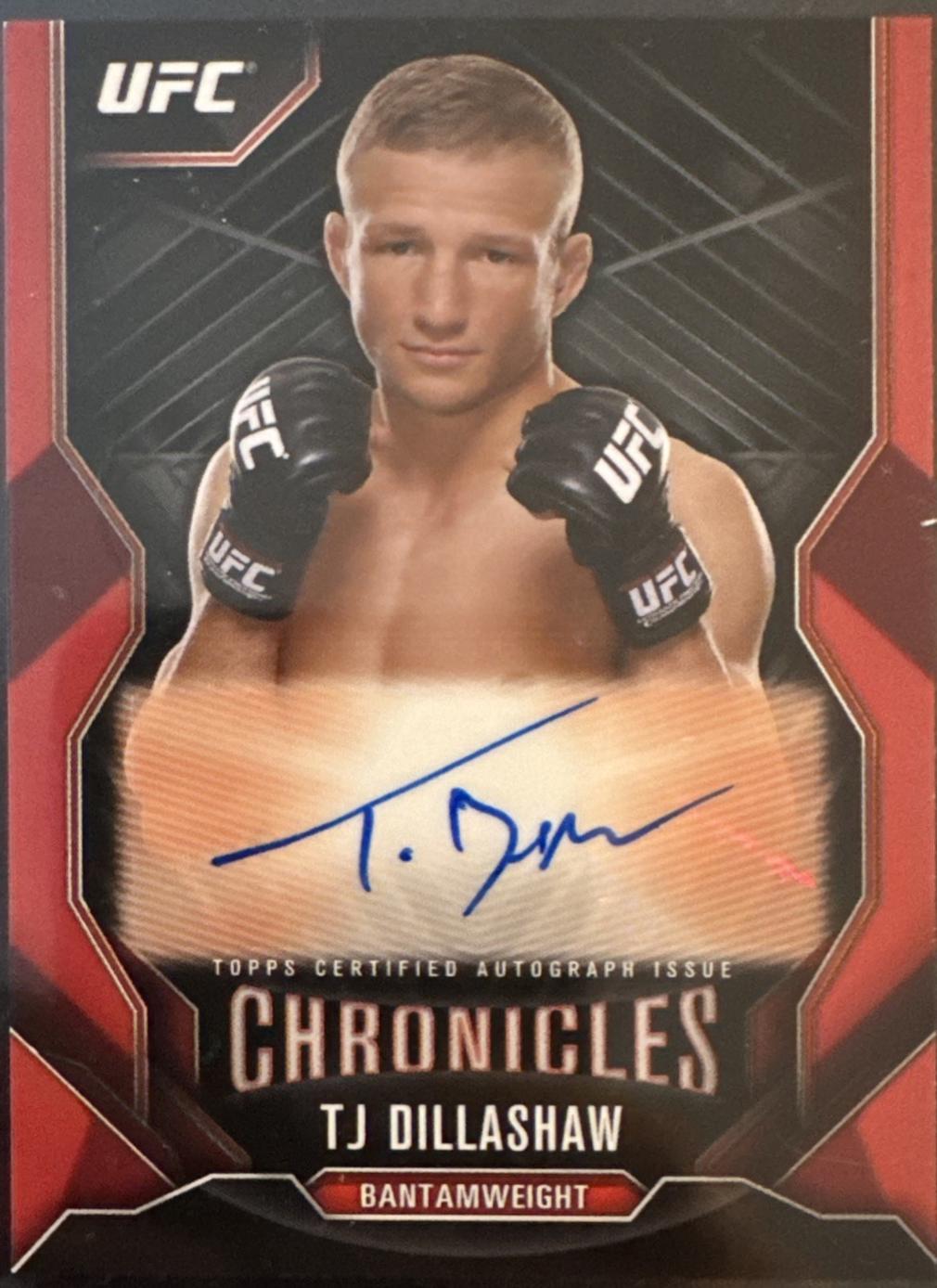 TJ Dillashaw [Red] #CA-TDI