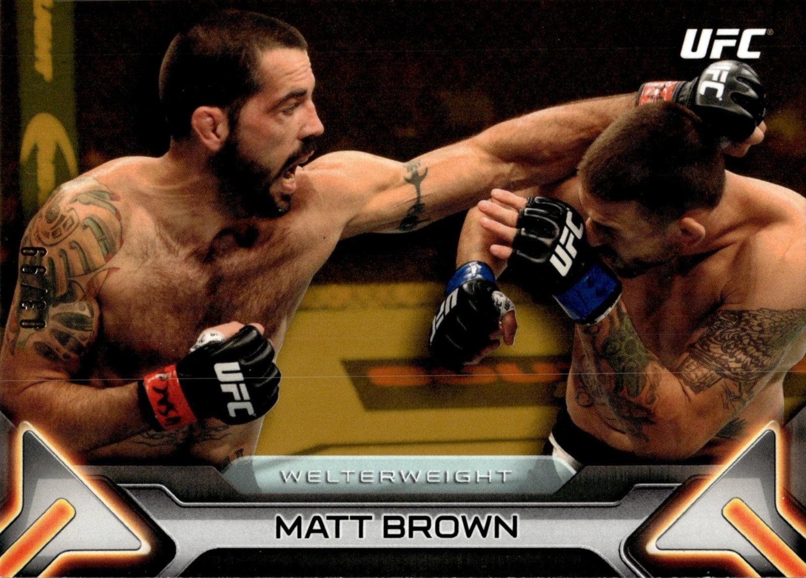 Matt Brown [Gold] #39