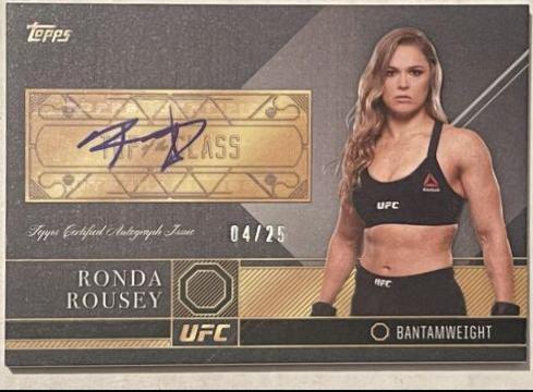 Ronda Rousey [Silver] #TCA-RR