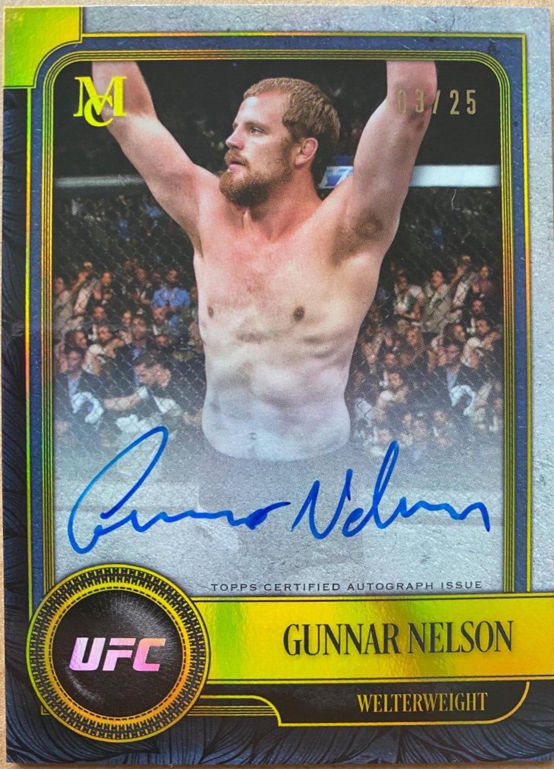 Gunnar Nelson [Gold] #MA-GN