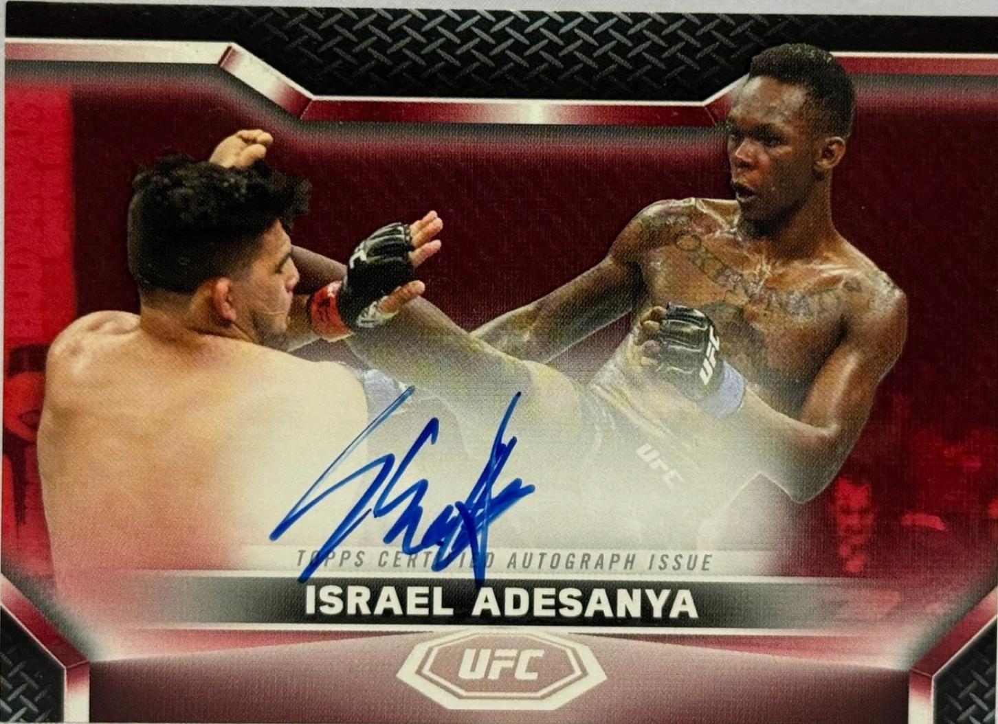 Israel Adesanya [Red] #KA-IA
