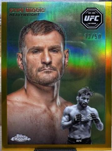 Stipe Miocic [Gold Refractor] #FFT-7