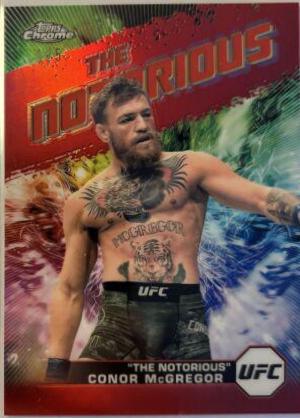 Conor McGregor The Notorious [Red Refractor] #AKA-8