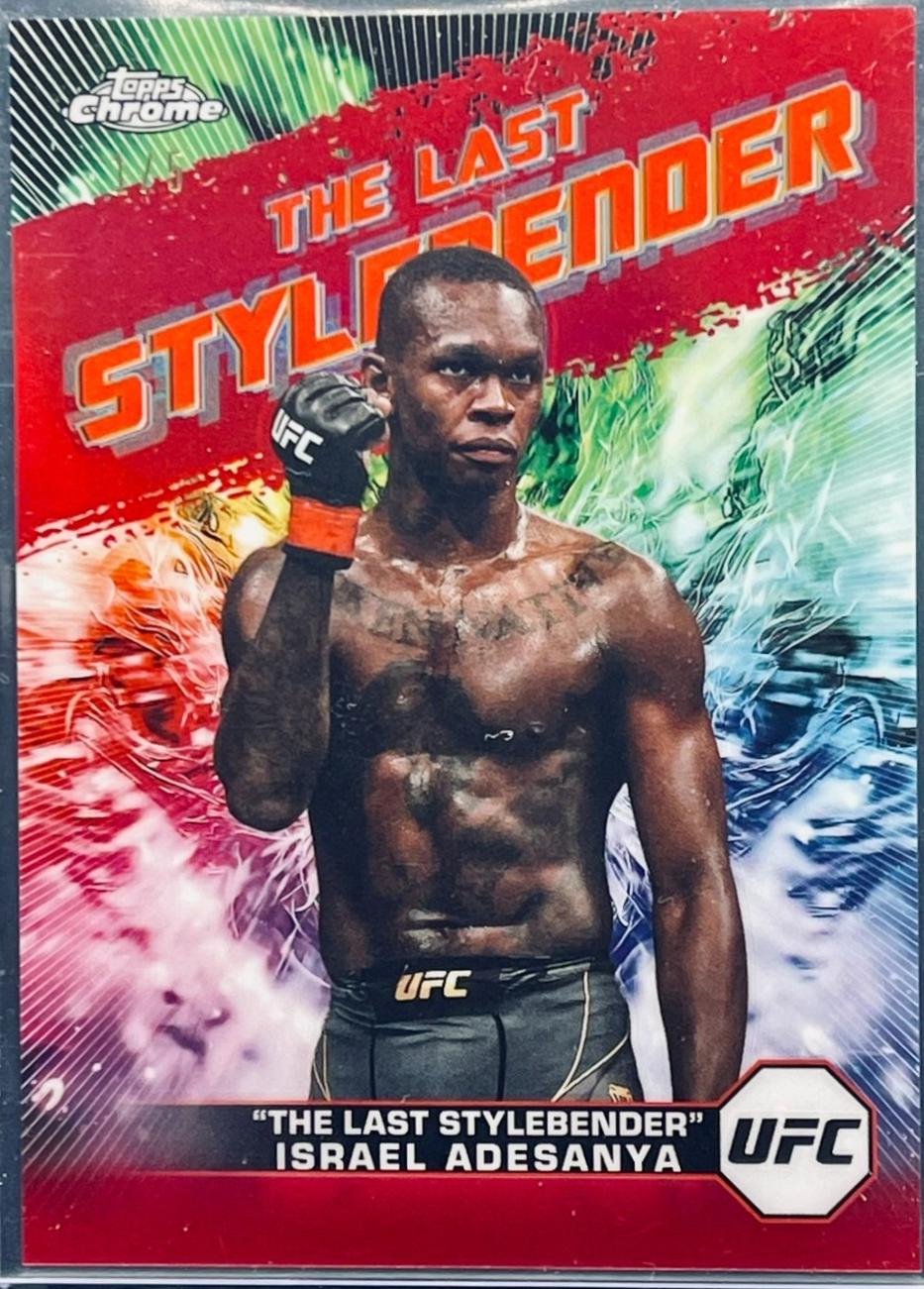 Israel Adesanya The Last Stylebender [Red Refractor] #AKA-6