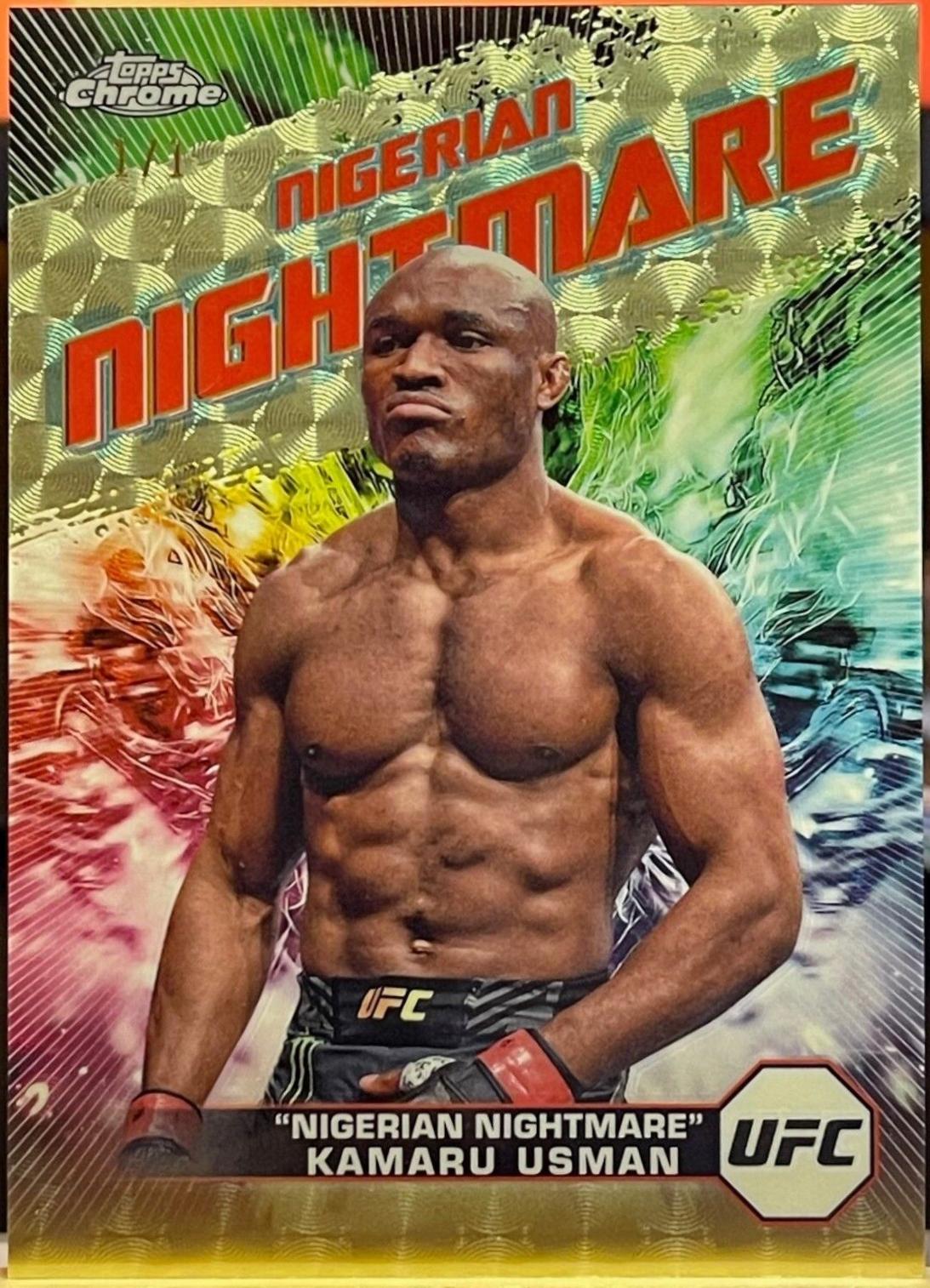 Kamaru Usman Nigerian Nightmare [Superfractor] #AKA-10