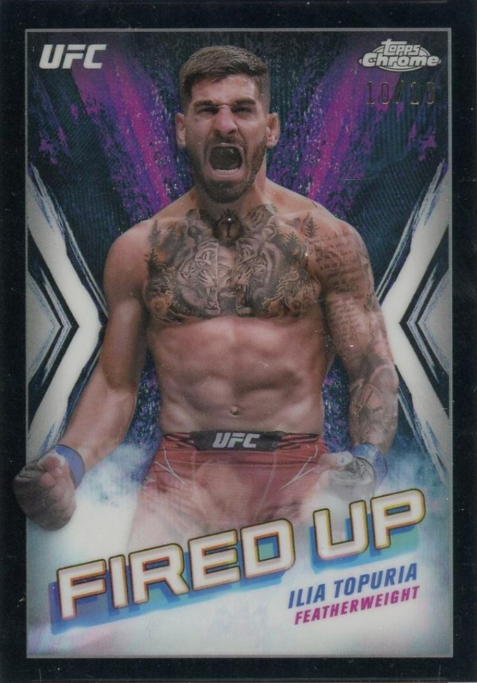 Ilia Topuria [Black Refractor] #FDP-22