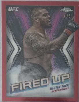 Justin Tafa [Red Refractor] #FDP-11