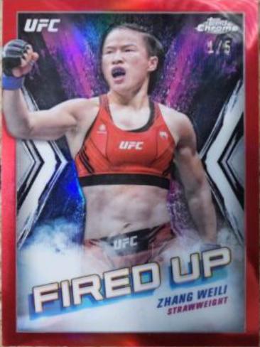 Zhang Weili [Red Refractor] #FDP-5