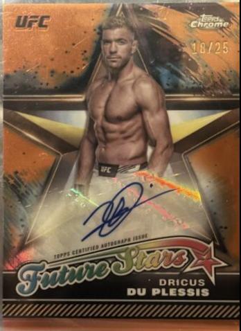 Dricus Du Plessis [Orange Refractor] #FSA-DDP