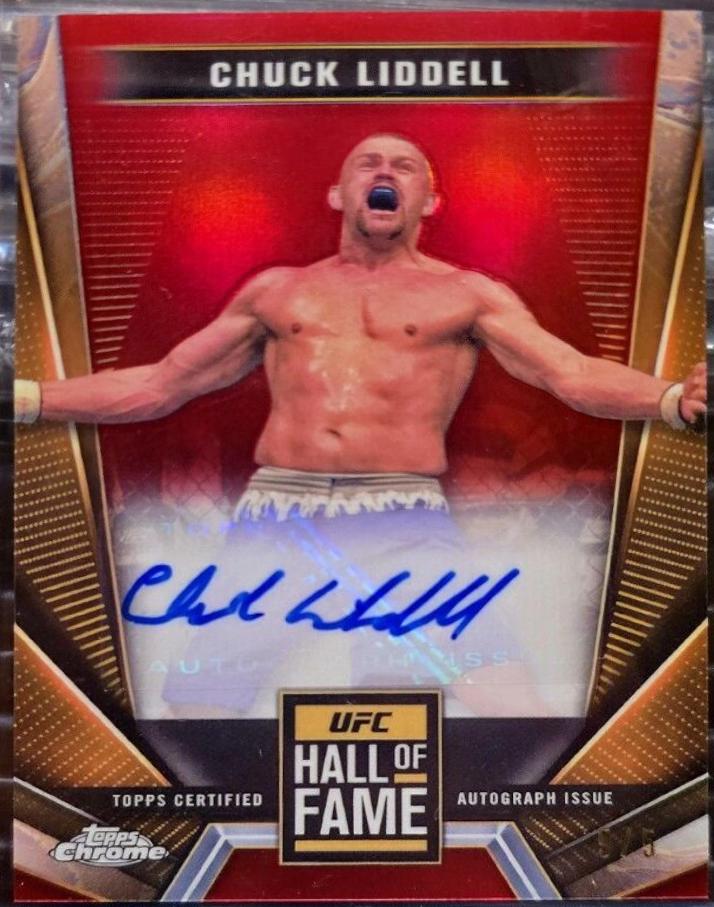 Chuck Liddell [Red Refractor] #HFA-CLI