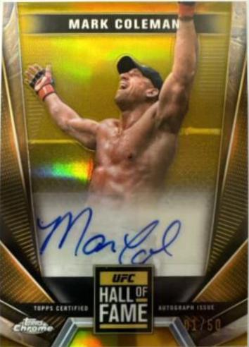 Mark Coleman [Gold Refractor] #HFA-MCO