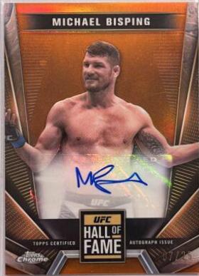 Michael Bisping [Orange Refractor] #HFA-MBI
