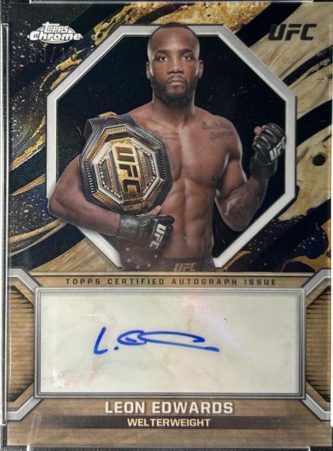 Leon Edwards [Black Refractor] #MOC-LED