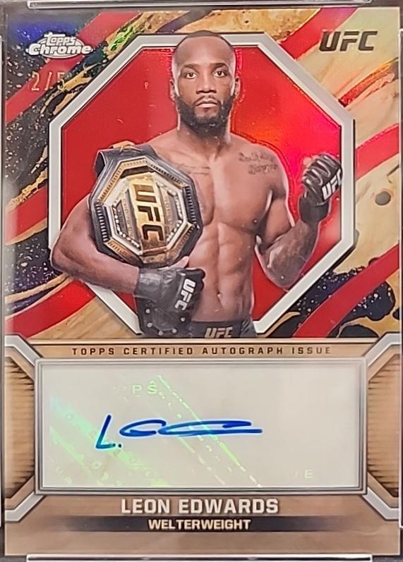 Leon Edwards [Red Refractor] #MOC-LED