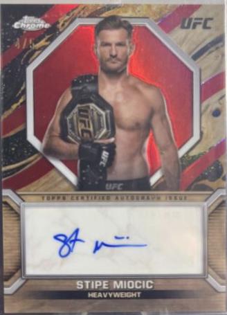 Stipe Miocic [Red Refractor] #MOC-SMI