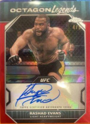 Rashad Evans [Red Refractor] #OLA-REV