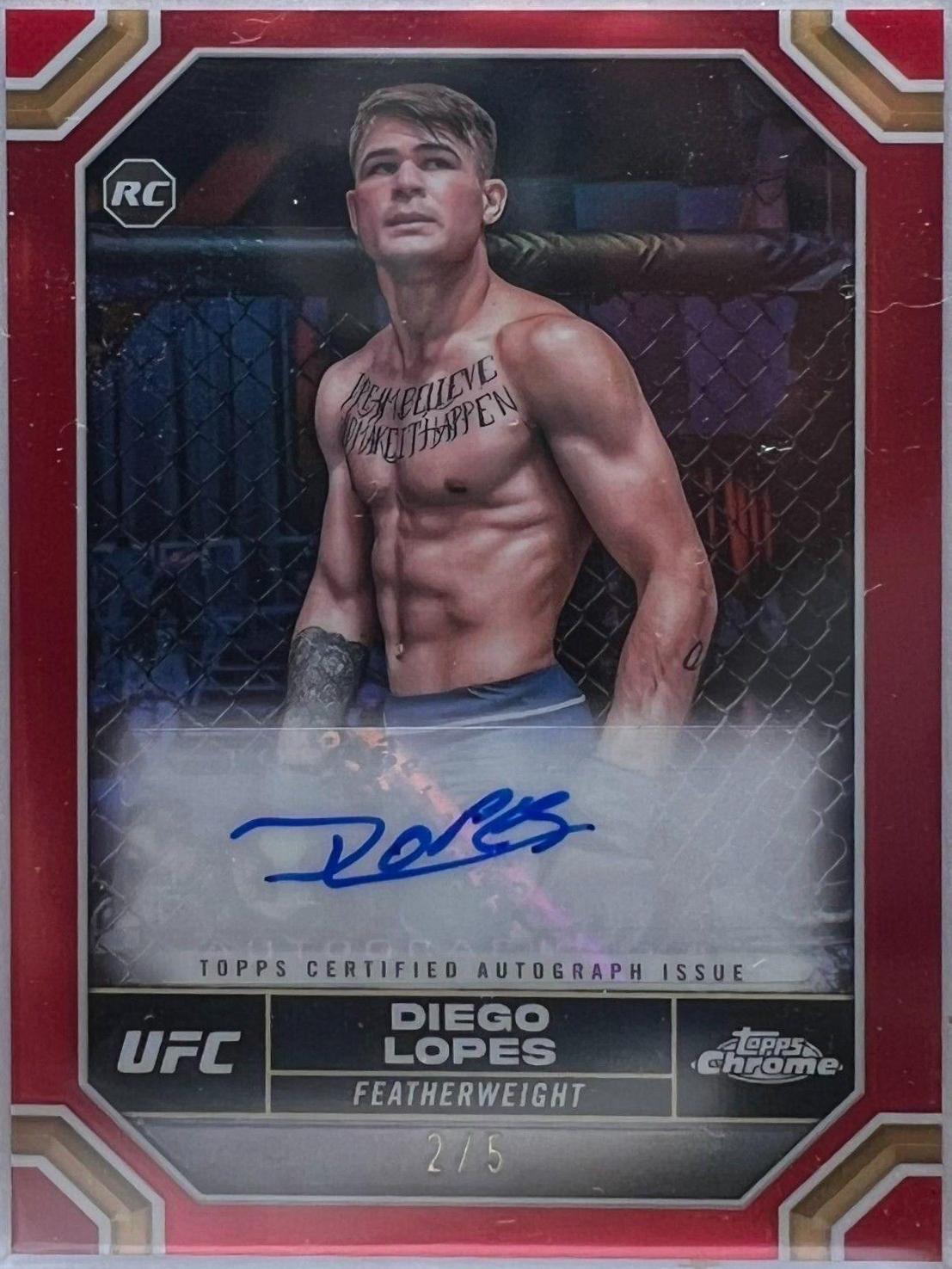 Diego Lopes [Red Refractor] #CRA-DLO