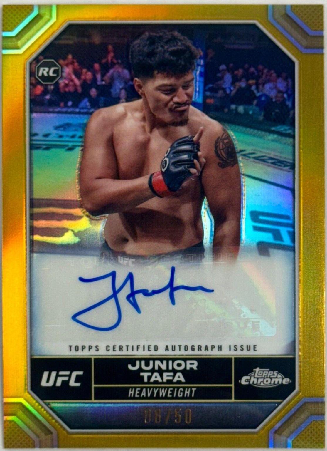 Junior Tafa [Gold Refractor] #CRA-JTA