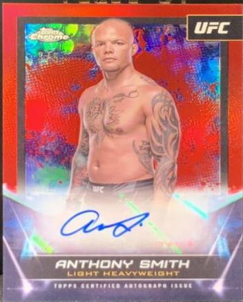 Anthony Smith [Red Refractor] #FNA-ASM