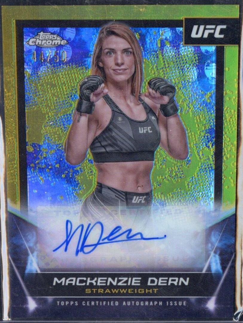 Mackenzie Dern [Gold Refractor] #FNA-MDE
