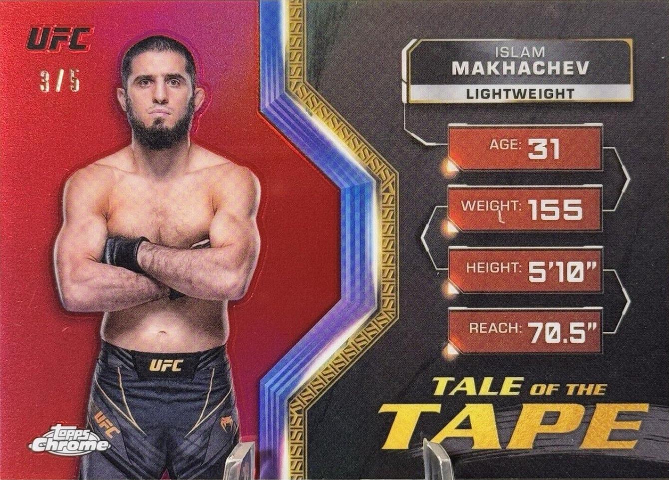 Islam Makhachev [Red Refractor] #TFT-10