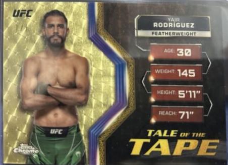 Yair Rodriguez [Superfractor] #TFT-9