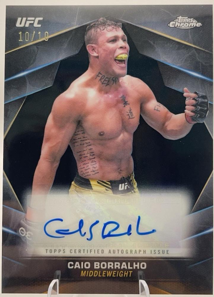 Caio Borralho [Black Refractor] #CVA-CBO