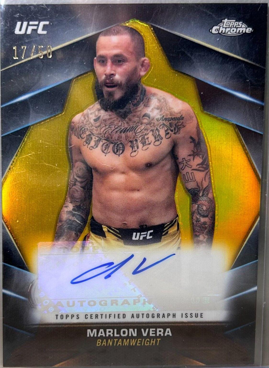 Marlon Vera [Gold Refractor] #CVA-MVE