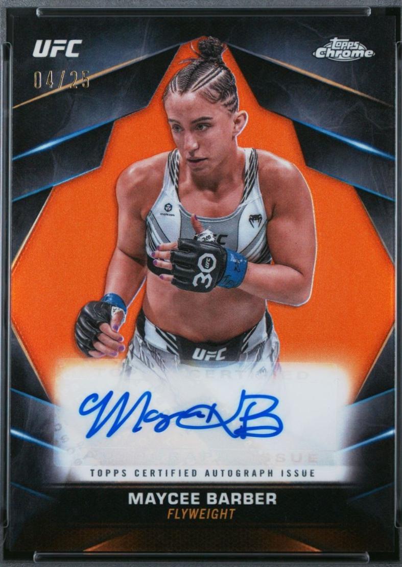 Maycee Barber [Orange Refractor] #CVA-MBA