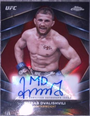 Merab Dvalishvili [Red Refractor] #CVA-MDV