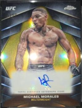 Michael Morales [Gold Refractor] #CVA-MMO