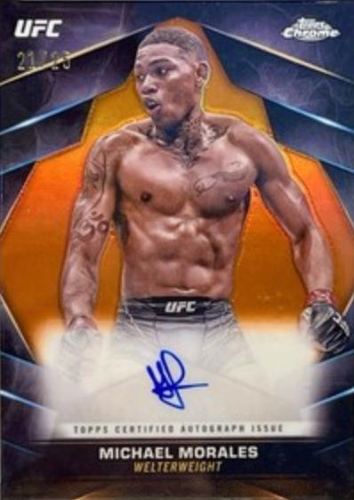 Michael Morales [Orange Refractor] #CVA-MMO