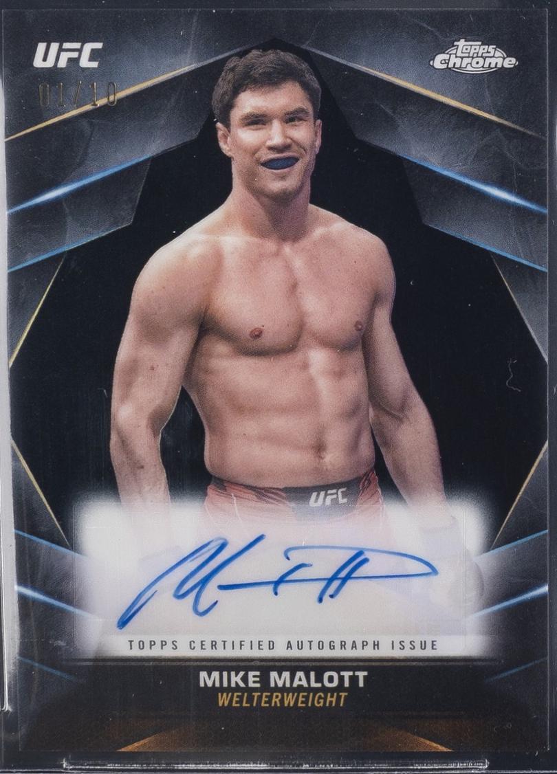 Mike Malott [Black Refractor] #CVA-MMA