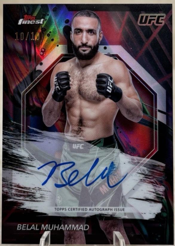 Belal Muhammad [Red Black Vapor Refractor] #FA-BMD
