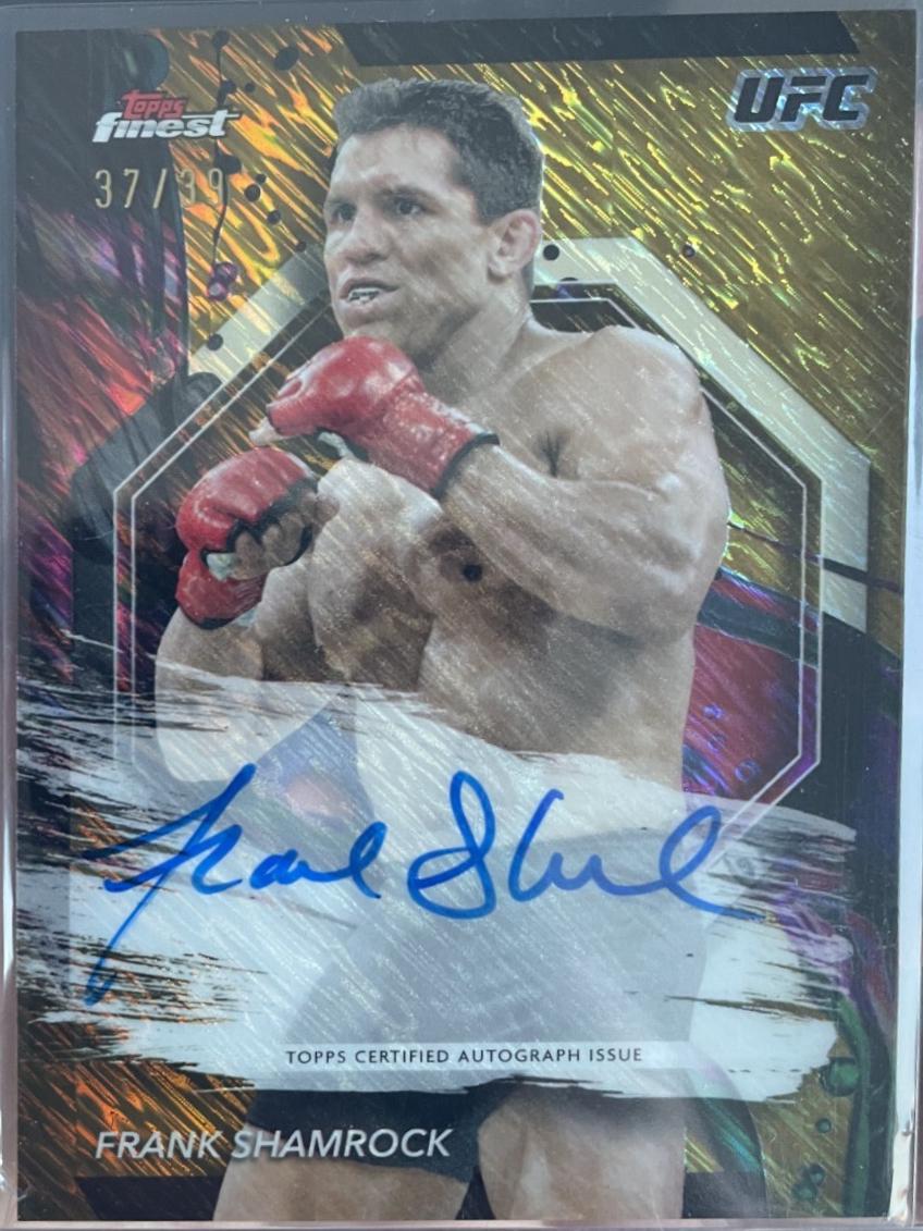 Frank Shamrock [Gold Shimmer Refractor] #FA-FSK