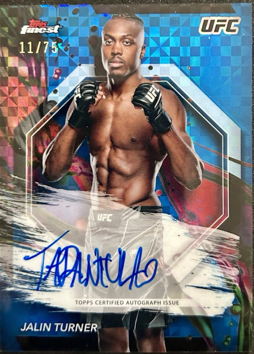 Jalin Turner [Blue Checkerboard Refractor] #FA-JTR