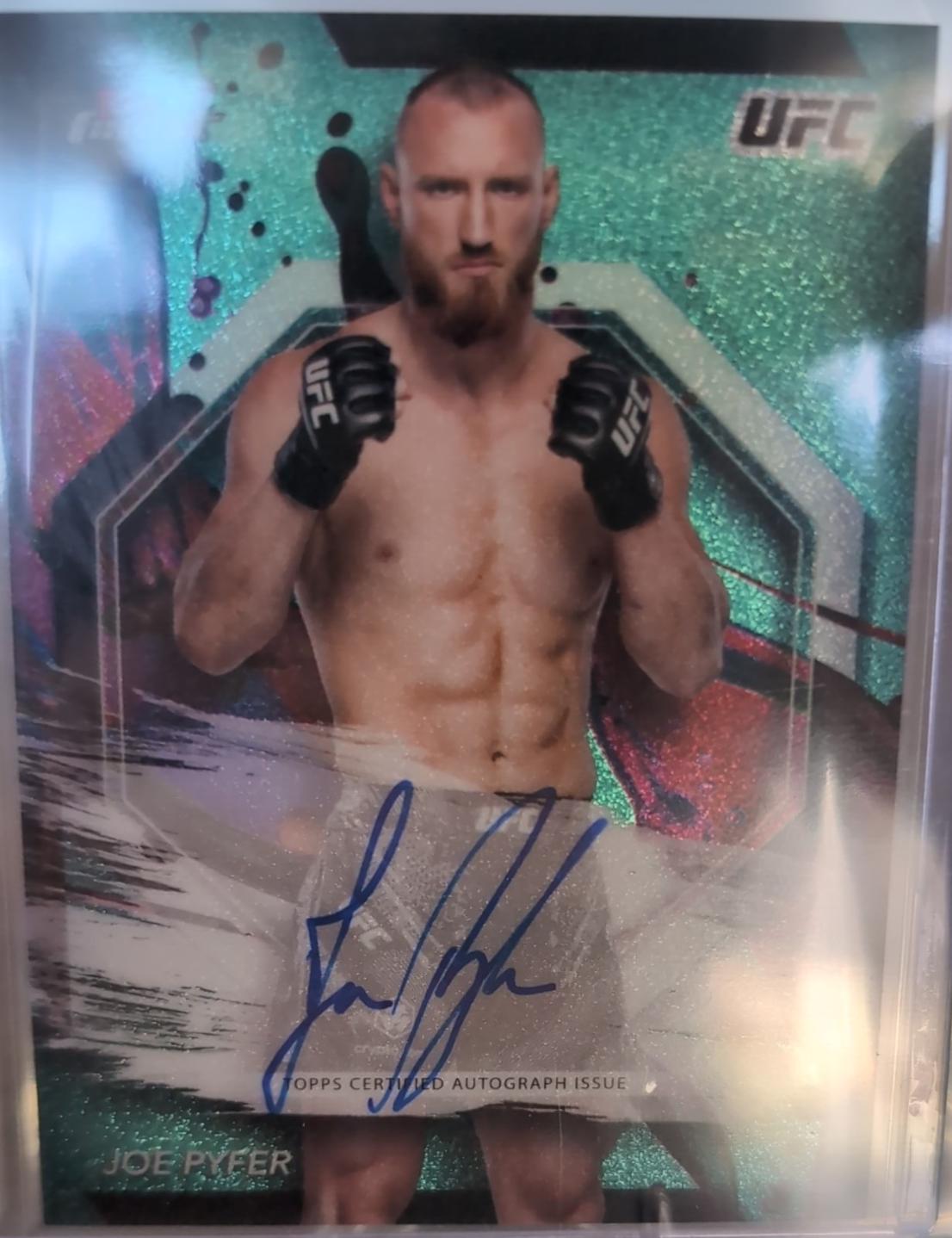 Joe Pyfer [Aqua Glitter Refractor] #FA-JPR