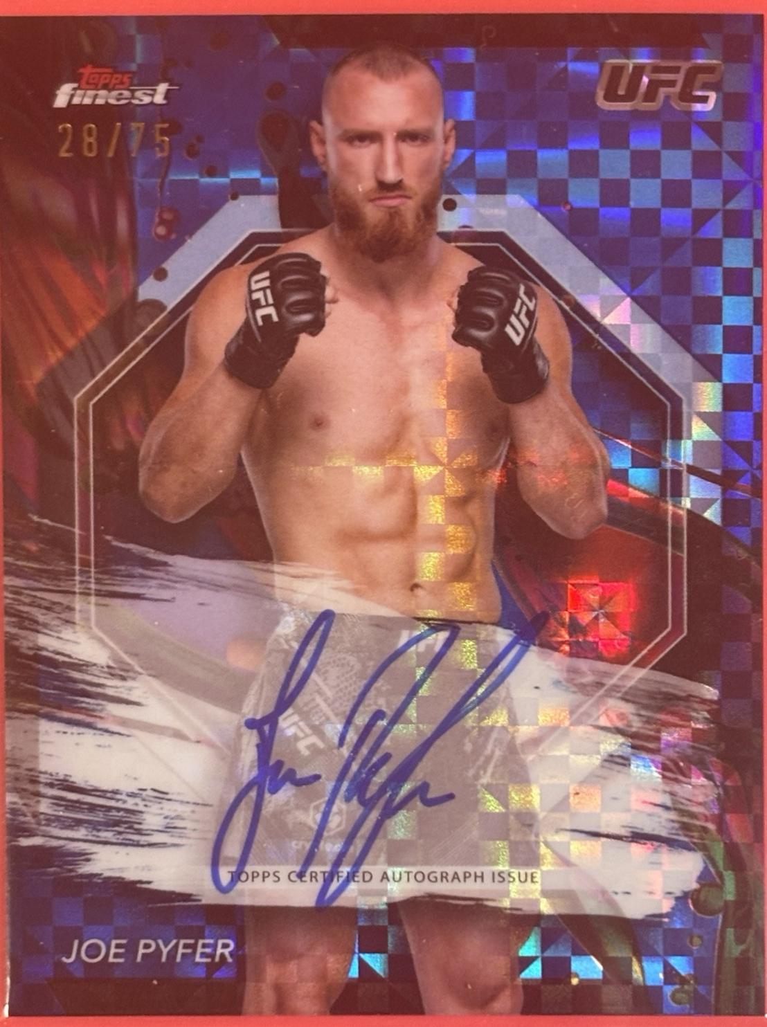 Joe Pyfer [Blue Checkerboard Refractor] #FA-JPR