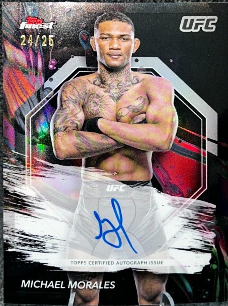 Michael Morales [Black Refractor] #FA-MMO